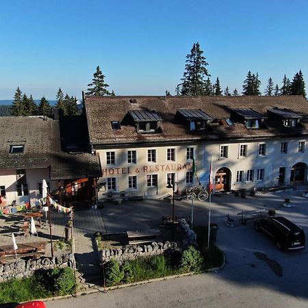 Hotel Restaurant Du Marchairuz Le Brassus Exterior foto